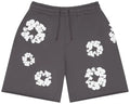 Denim Tears Cotton Wreath Sweatshorts 'Charcoal'