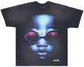 Hellstar Goggle T-Shirt 'Black/Blue'