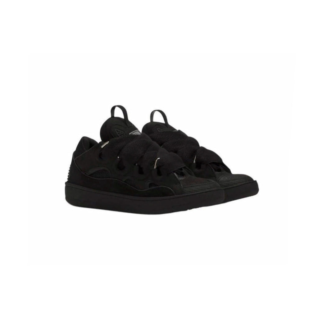 Lanvin Leather Curb Triple Black