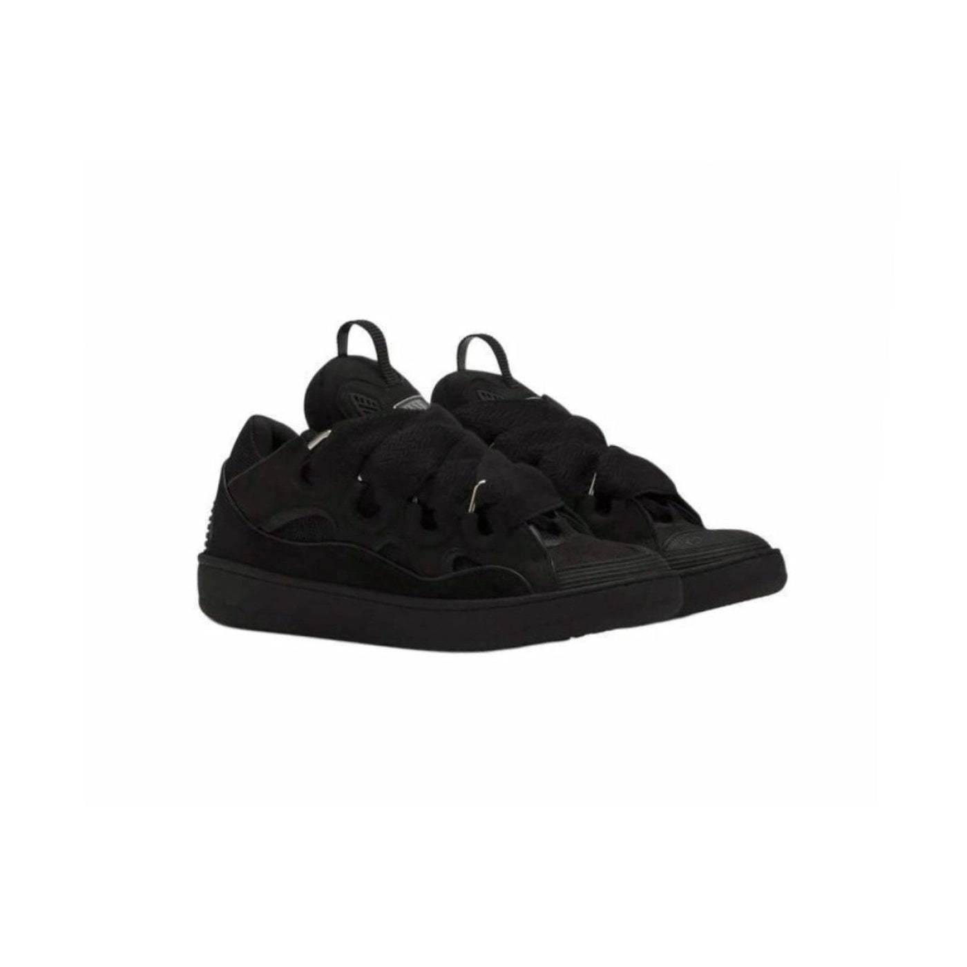 Lanvin Leather Curb Triple Black