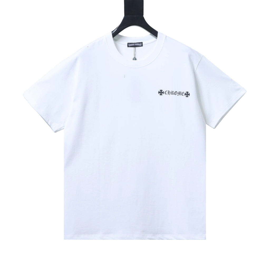 Chrome Hearts Multi-Element Collage Print Short-Sleeve T-Shirt white