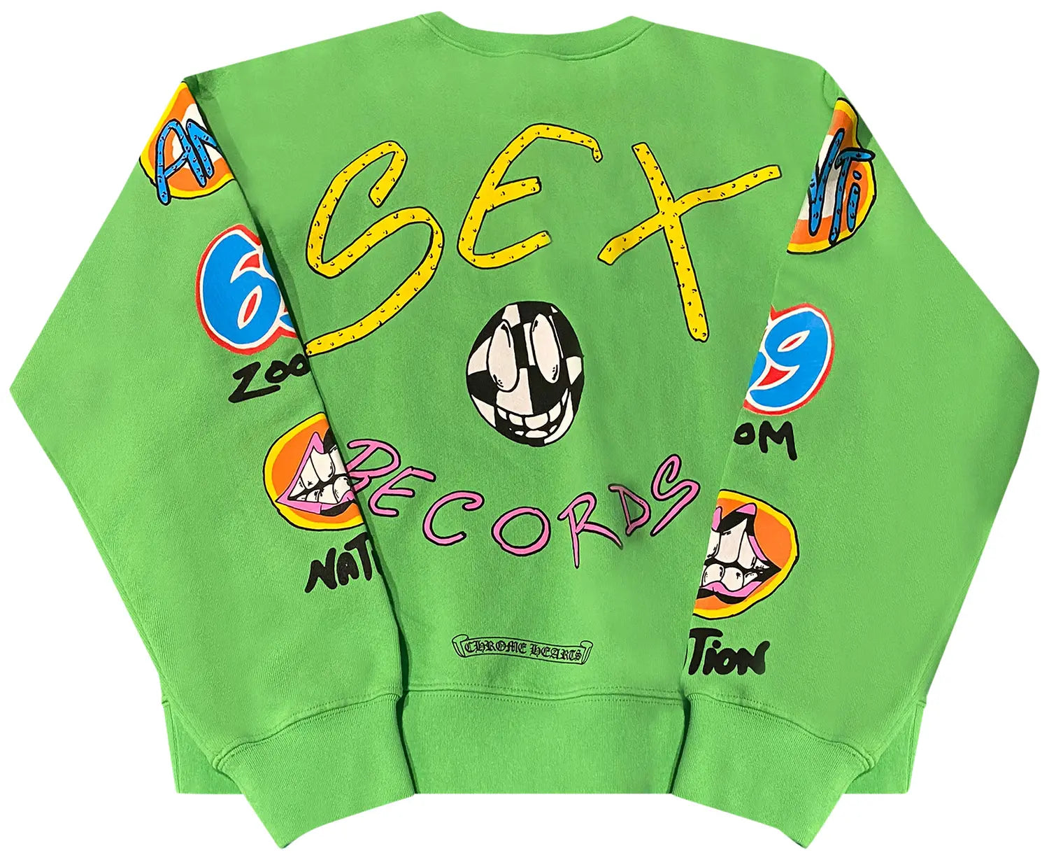 Chrome Hearts x Matty Boy Sex Records Crewneck 'Green'