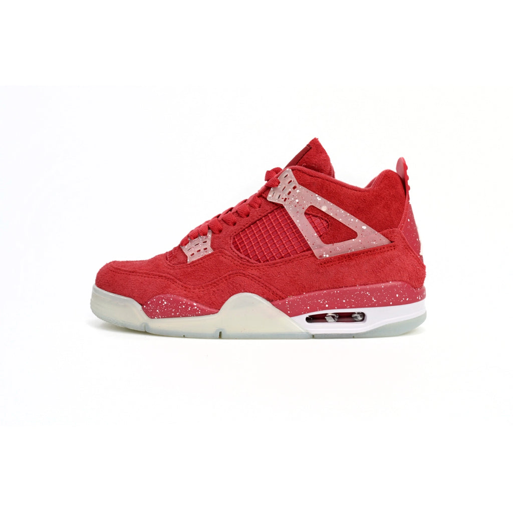 Air Jordan 4 Retro Wine red ink splashing
