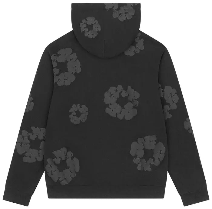 Denim Tears Mono Wreath Hoodie 'Black' hoodie