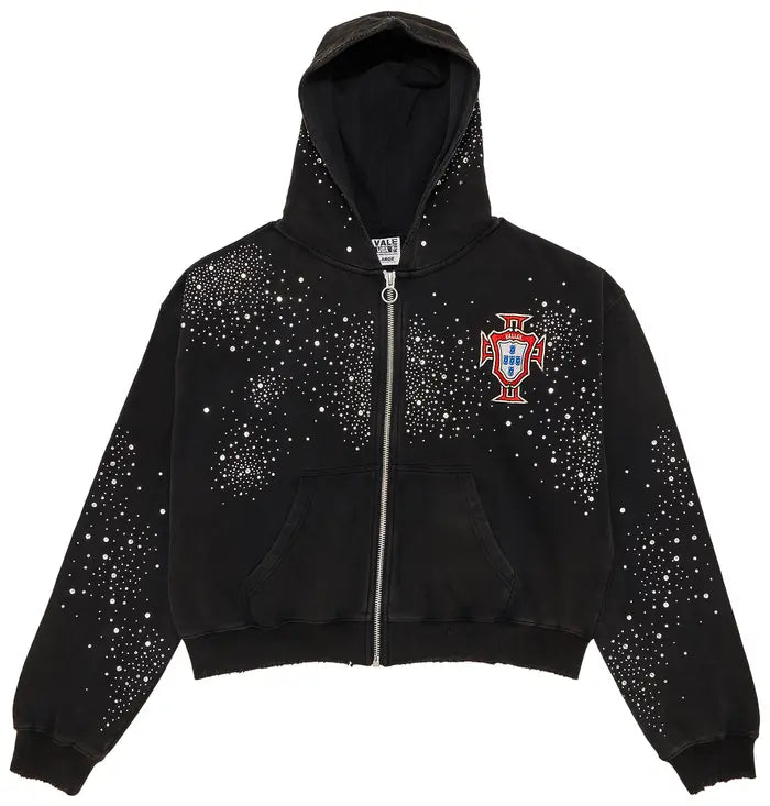 Vale Forever Pluto Custered Zip Up 'Black'hoodie