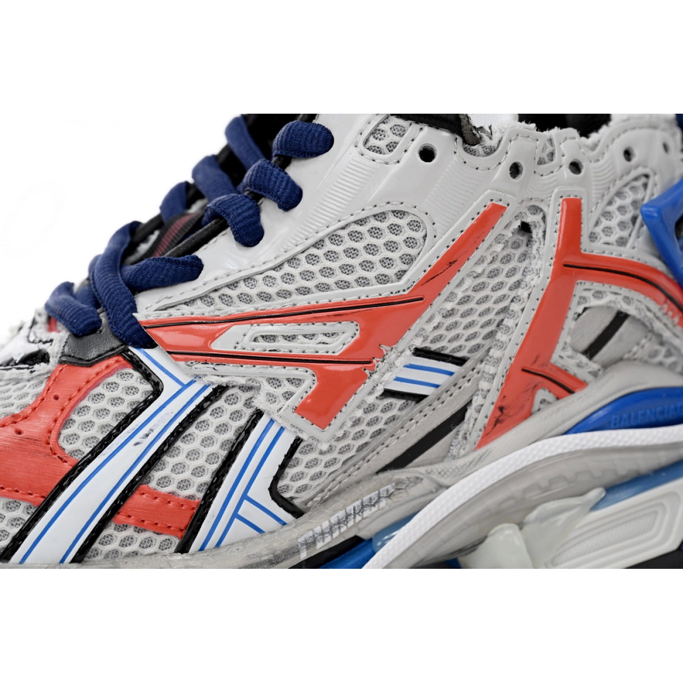 Balenciaga Runner White Blue Orange