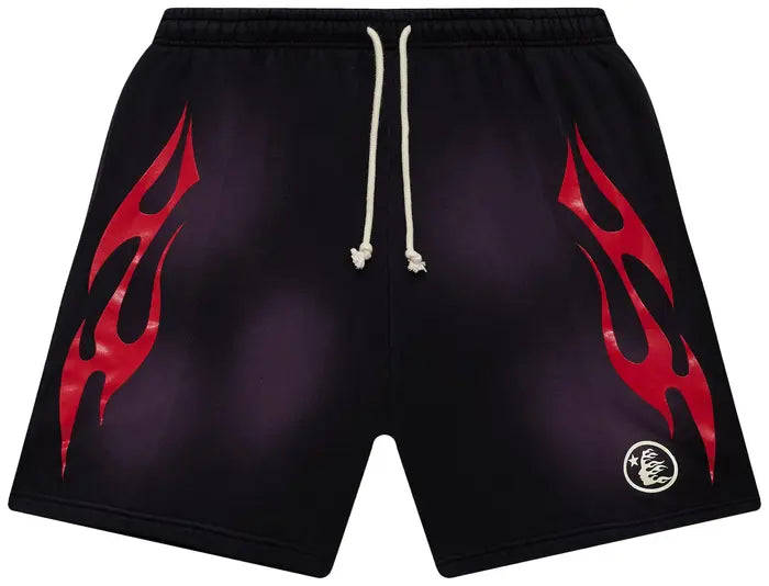 Hellstar Flame Shorts 'Purple'