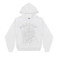 Sp5der OG Rhinestone Hoodie 'White'