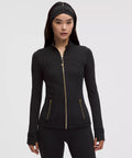 Define Jacket Nulu black gold