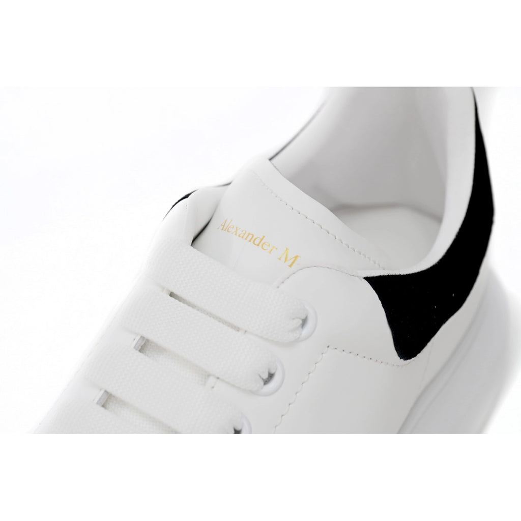 Alexander McQueen Sneaker Black Velvet white gold