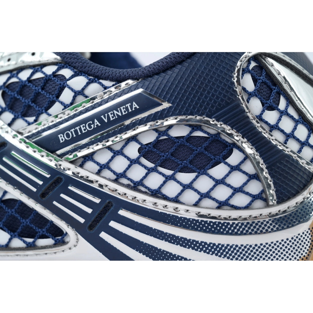Bottega Veneta Orbit Deep Blue Silver shoes