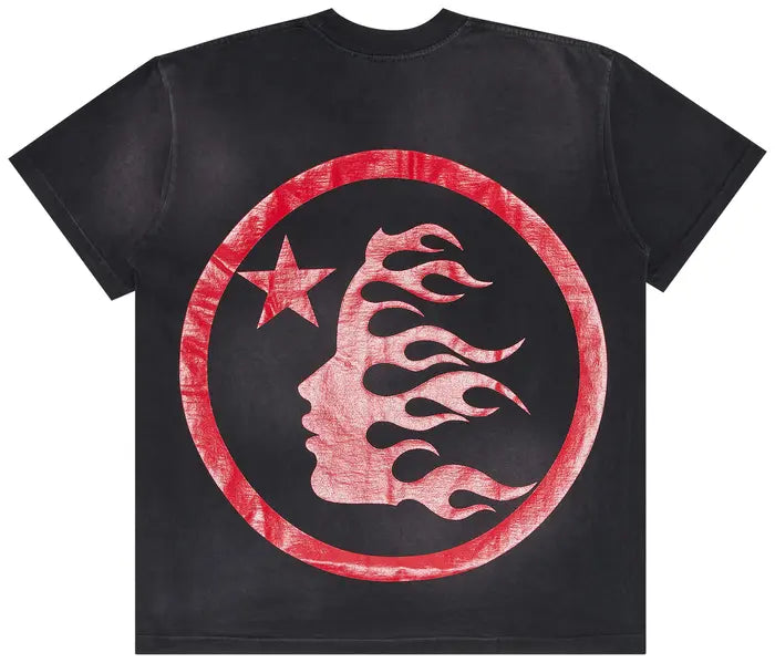 Hellstar Gel Sport Logo T-Shirt 'Black/Red'