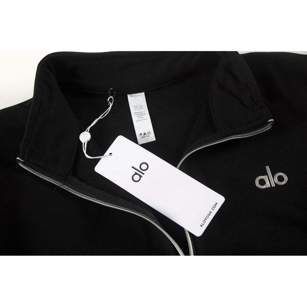 alo yoga Accolade 1/4 Zip Pullover Sportswear black