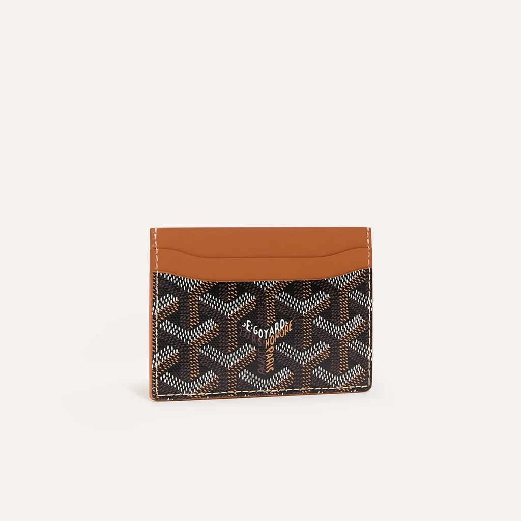 Saint-Sulpice Card Wallet black and tan