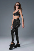 Airbrush High-Waist Heart Throb Legging black and white SETS