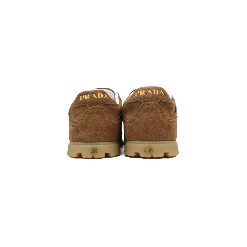 Prada Trail Suede Sneakers Brown