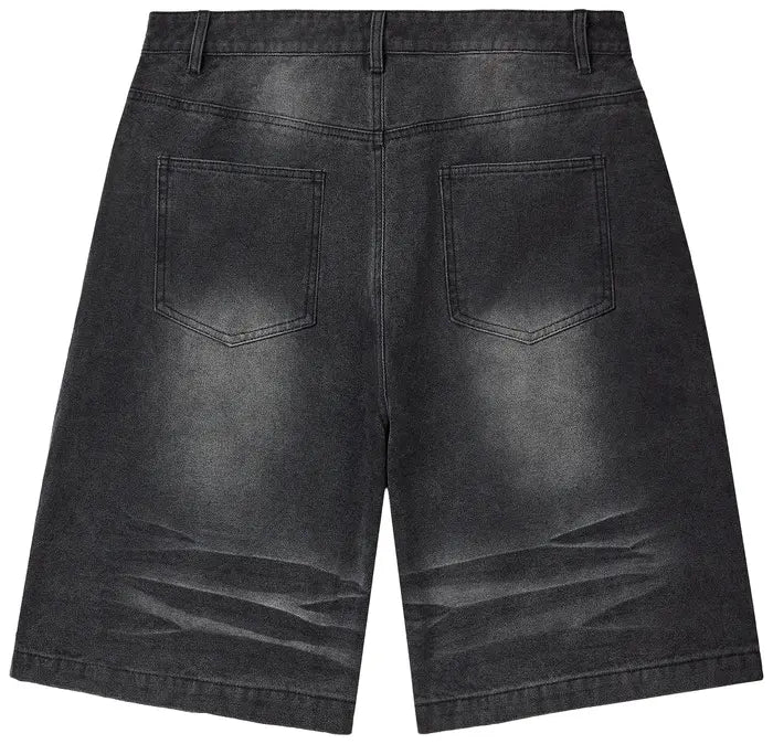 Vale Forever Black 1980s Jorts 'Black/Wash'