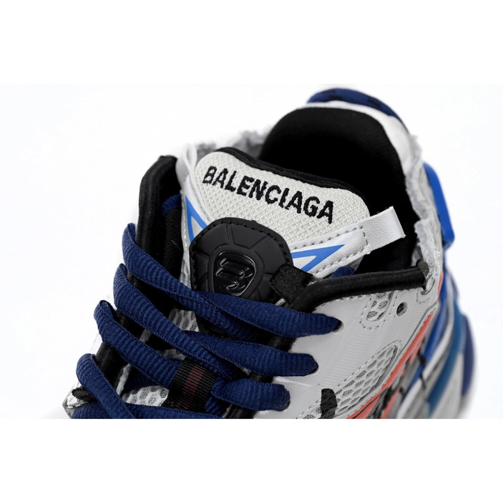 Balenciaga Runner White And Blue Printing
