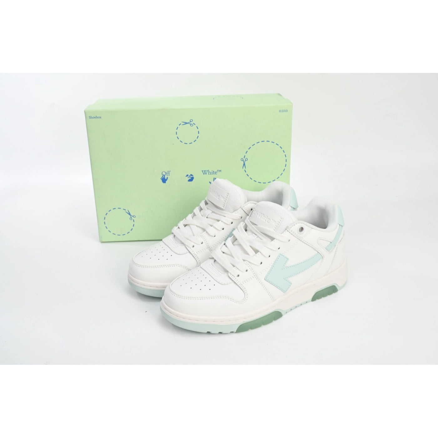 OFF-WHITE Out Of Light Green White