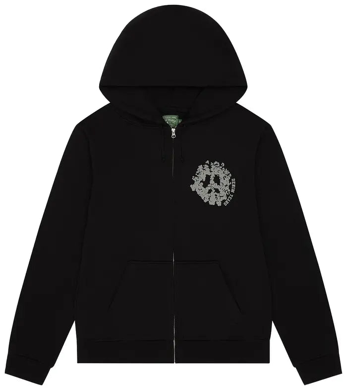 Denim Tears Denim University Zip Hoodie 'Black'