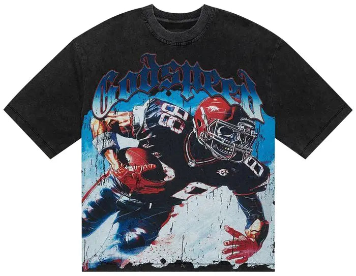 Godspeed Endzone T-Shirt 'Black Wash'