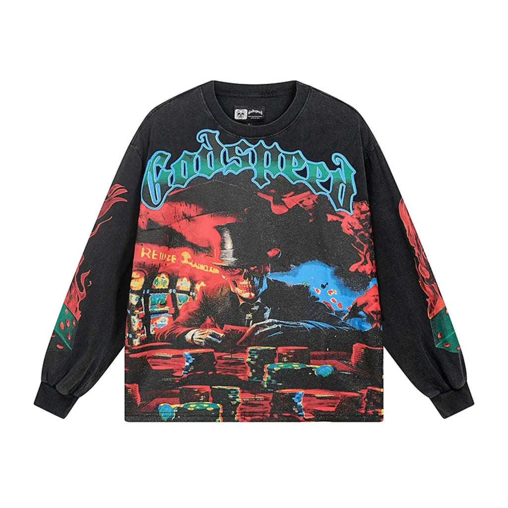 Godspeed Life's A Gamble Long Sleeve T-Shirt