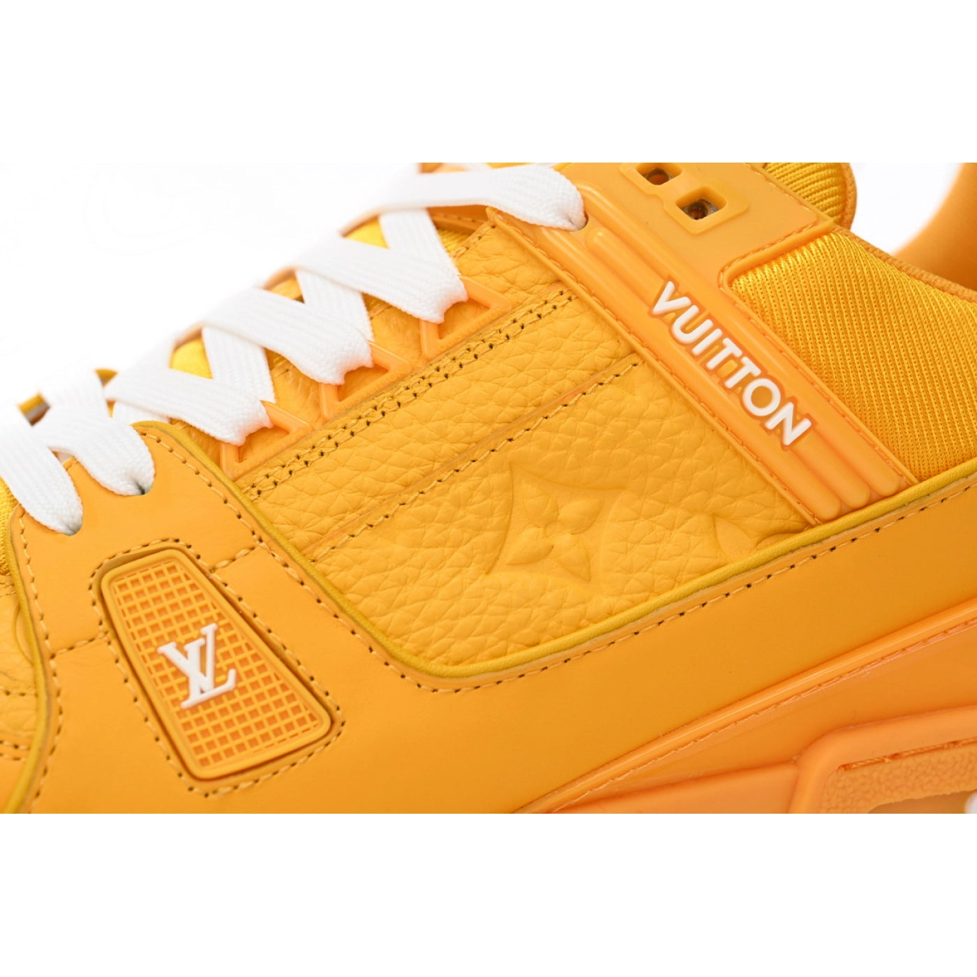 Louis Vuitton Trainer All Yellow Embossing