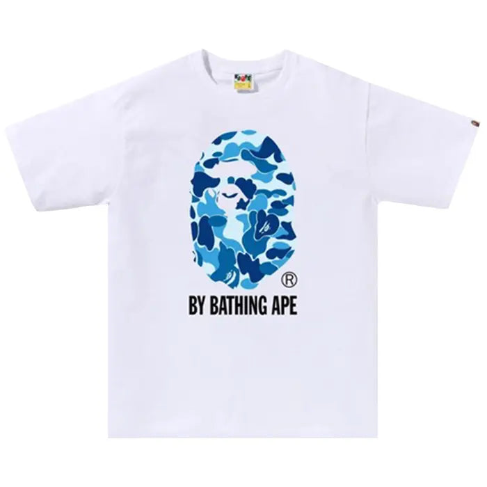 BAPE ABC Camo By Bathing Ape Tee 'White Blue'